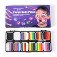 thumbnail image 3 of Watercolor Paint Palette Set 30 Colors Set Professional Face Split, 3 of 8