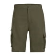 thumbnail image 5 of TQWQT Bermuda Cargo Shorts for Men Big and Tall Casual Knee Length Elastic Waist Bermuda Shorts with 6 Pockets Coffee 2XL, 5 of 5
