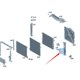 thumbnail image 5 of Condensing Compressor Brackets Water Cooler Support for Mercedes-Benz, 5 of 5