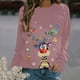 thumbnail image 1 of Puntoco - Sudadera con estampado navideño de manga larga para mujer, informal, a la moda, blusa Puntoco Puntoco-3540, 1 of 6