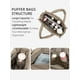 thumbnail image 3 of Bandolera WESTBRONCO Puffer, acolchada, de nailon, para mujer, 3 of 6