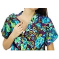 thumbnail image 4 of Bimba Nursing Kaftan Cotton Maternity Night Gown, Front & Side Buttons With Belt, 4 of 7