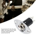 thumbnail image 3 of Guitar Jackplate Socket, Improved Sound Quality Electric Guitar Jack Plate 6.35mm  For Replacement For Performance, 3 of 8