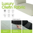 thumbnail image 3 of Outdoor Chaise Lounge Chair, Modern ANNY-H Lounge Chair, Patio Couch Sofa Comfy Patio Furniture Dense Foam Pool Loungers Lazy Sofa for Outside (Light Green), 3 of 8