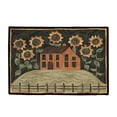thumbnail image 6 of Park Designs House and Sunflowers Hooked Rug, 6 of 6