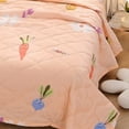 thumbnail image 6 of Home Quilt Skegnu Cotton Bed Blanket Twin Cotton Thermal Blanket Lightweight Bed Throw Breathable Premium Soft Comfortable Blanket For All Season Summer Quilt full Size, 6 of 6