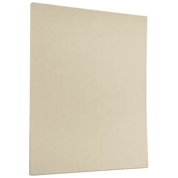 JAM Paper Parchment 24lb Paper, 8.5 x 11, Natural Recycled, 100 Sheets/Pack