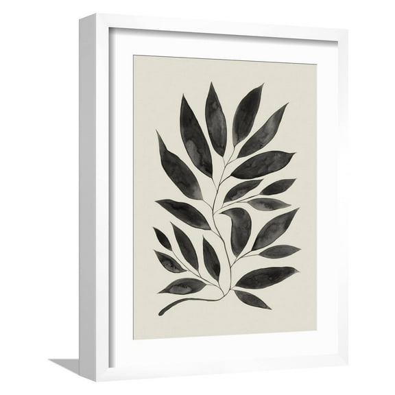 Art.com Branched Composition II Art Print by Grace Popp, White Frame Wall Art, 17" x 21"