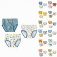 thumbnail image 4 of NIEWTR Toddler Boys Underwear Briefs Active Comfort with Soft Stretch Fabric Shorts Elastic Waist(A01-Coffee,4-5 Years), 4 of 4