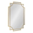 thumbnail image 2 of Kate and Laurel Minuette Decorative Rectangle Frame Wall Mirror in Gold Leaf, 24x35.5 Inches, 2 of 5
