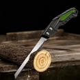 thumbnail image 3 of ROLKFUK Folding Hand Saw 14 Inch - Curved Handle Camping Saw for Wood & PVC Pipe, Multi-Purpose Portable Hand Saw with Non-Slip Grip for DIY, Pruning, Outdoor & Home Projects, 3 of 6