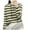 Green, variant on SHTXOZHI Color Block Sweaters for Women Striped Long Sleeve Hooded Knit Pullover Tops Fall Winter