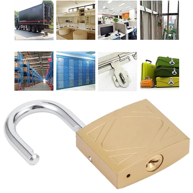 Cadenas, Cadenas Extérieur Ménager avec Serrure de Porte, cadenas de Sécurité Compact et Léger