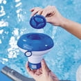 thumbnail image 3 of Crepro Floating Chlorine Dispenser For A Swimming Pool, Mini Chemical Floating Agent Dispenser For Maximum 1.8 Inch Chloride Tablets For Pool, Spa, Hot Tub And Fountain Adjustable 4 Outlet, 3 of 6