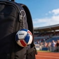 thumbnail image 5 of YLOMAY Father's Day Gift Soccer Ball Keychain Stress Relief Toy with 5 Flag Styles Soft Mini Football Keychain for Keys Backpack Sports Fan Gift Party Favor Gift for Dad, 5 of 6