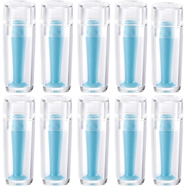 Outil de Retrait de Lentilles Rigides pour Inséreur de Lentilles Sclérales et RGP, Embout de Retrait en Caoutchouc Silicone - 10 Pcs
