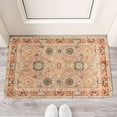 thumbnail image 2 of Bohemian Farmhouse Orange Vintage Welcome Doormat for Indoor/Outdoor Entrance Bohemian Farmhouse Orange Vintage Decoration Door Mat Kitchen Door Mat Bedroom Doormat 17x30 Inch, 2 of 6