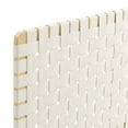thumbnail image 4 of Modway Queen Sparta Weave Vegan Leather Headboard, Beige, 4 of 8