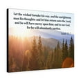 thumbnail image 4 of Scripture Walls Isaiah 55:7 Abundantly Pardon Bible Verse Canvas Christian Wall Art Ready to Hang Unframed, 4 of 9