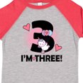 thumbnail image 4 of Inktastic 3rd Birthday 3 Year Old Girl Unicorn Girls Toddler T-Shirt, 4 of 5