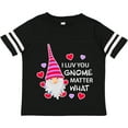 thumbnail image 3 of Inktastic I Luv You Gnome Matter What with Gnome and Hearts Boys or Girls Toddler T-Shirt, 3 of 5