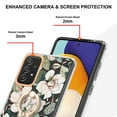 thumbnail image 3 of Allytech Galaxy A52 4G/5G Case Cover, Soft TPU Back Cover with Ring Holder Stand Shockproof Anti-Scratch Slim Fit Bumper Phone Case for Samsung Galaxy A52 4G/5G, Flower, 3 of 4