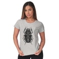 thumbnail image 4 of Ancient Egyptian Scarab Beetle Womens Slim Fit Graphic Tee Brisco Brands L, 4 of 5