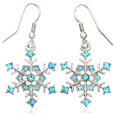 thumbnail image 2 of SoulBreezeCollection Winter Snowflake Dangle Drop Earrings Wedding Bridesmaid Christmas, 2 of 4