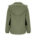 thumbnail image 4 of Ofreoo Womens Jacket Solid Color Pocket Zipper Keep Warm Outdoor Coat The Hottest Gifts, 4 of 7