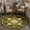 Color 2, variant on SPXUBZ Velvet Round Rug Dark Green Vintage Floral Rose Circular Floor Mat Soft Traditional Accent Carpet for Living Room Bedroom Boho Home Decor Non-Slip Garden Style Throw Rugs