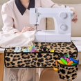 thumbnail image 2 of FKELYI Leopard Print Sewing Machine Pad with Small Tube Reusable Sewing Machine Mat Pattern Casual Sew Machine Table Protector Decoration, 2 of 5