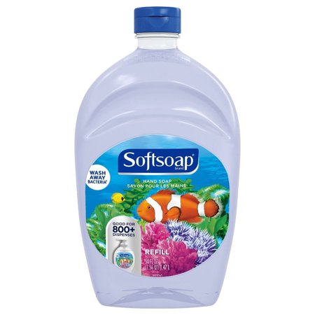 Softsoap Liquid Hand Soap Refill Aquarium Series -- 50 Fl Oz