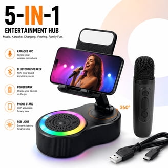 LG XBOOM Portable Bluetooth Speaker with LED Lighting, Black, XO2T