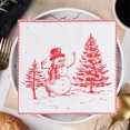 thumbnail image 6 of Kezqiaxn Christmas Napkins Clearance, Christmas Napkins Disposable 13In Xmas Tree Print Napkins Disposable Merry Christmas Paper Luncheon Napkins for Xmas Winter Holiday Birthday Party Supplies White, 6 of 6