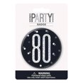 thumbnail image 2 of Unique Party Prismatic 80th Badge, 2 of 2