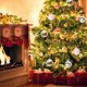thumbnail image 5 of 10 piezas de joyas de bolas de Navidad de plástico antifragmentación joyas de Navidad colgantes decoración del árbol de Navidad de año nuevo en el hogar, 5 of 5