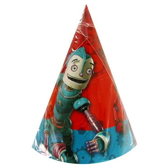 Robots Cone Hats (8ct)