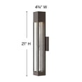 thumbnail image 3 of Hinkley Lighting - Vapor - One Light Outdoor Medium Wall Mount in Modern Style -, 3 of 13