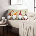 thumbnail image 6 of Xecao Christmas Card With Gnomes for Decorative Throw Pillow Case for Couch,Sofa or Bed Set,Pillow Cover for Sofa Home Decor Ideal Gift-14"x20", 6 of 6