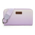 thumbnail image 5 of Wrangler Purple Wallet for Women RFID Wallets, Card Cases & Money Organizers Ladies Female Large Wristlet Wallet Chic Phone Credit Card Clutch Wallets with Smooth Zipper and ID Window, 5 of 7