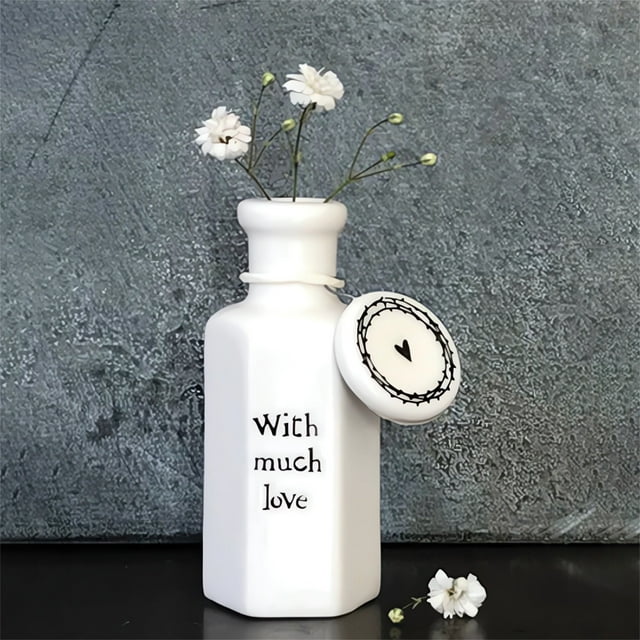 TIMIFIS Hexagonale Mini Bouteille en Porcelaine Décoration Maison