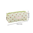 thumbnail image 3 of Small Quilted Makeup Bag, Zipper Cosmetic Pouch | Purse Storage Holds Makeup Beauty Essentials,Travel Items Green, 3 of 6