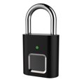 thumbnail image 2 of Eleanos New, USB Charging Fingerprint Smart Padlock Metal Digital Smart Door Lock Keyless Identification Lock 0.5 Seconds Unlock Luggage Lock, 2 of 4