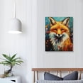 thumbnail image 4 of ARISTURING Fox Decor Wall Art Banksy Fox Pictures Wall Decor Canvas Prints Framed Artwork Paintings Poster Fox Gifts Decorations for Home Kitchen Bedroom Living Room Bathroom Office  16x20 in, 4 of 5