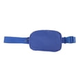 thumbnail image 1 of Riñonera de nailon elegante y ajustable para senderismo, compras y deportes, color azul, 1 of 8