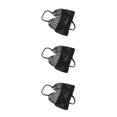 thumbnail image 3 of kurtrusly Fashionable And Functional Straw Beach Bag For Any Occasion Space-saving Blended Straw Handbag black 3Set, 3 of 6