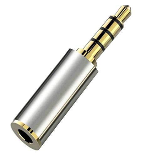 Gold Plated 3.5mm Male to 2.5mm Audio Headphone Adapter Headset Converter 3 Ring Plug Stereo or Mono (2-Pack) - Walmart.com