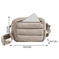 thumbnail image 3 of Crossbody Bags for Women Quilted Puffer with RFID Blocking Slots Casual Lightweight Water Resistant Multi Pocket Adjustable Wide Strap Wallet For Daily Travel Use, 3 of 8