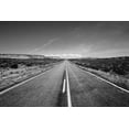 thumbnail image 2 of Highsmith, Carol 32x23 Gold Ornate Wood Framed with Double Matting Museum Art Print Titled - Highway to nowhere in the American West, 2 of 4