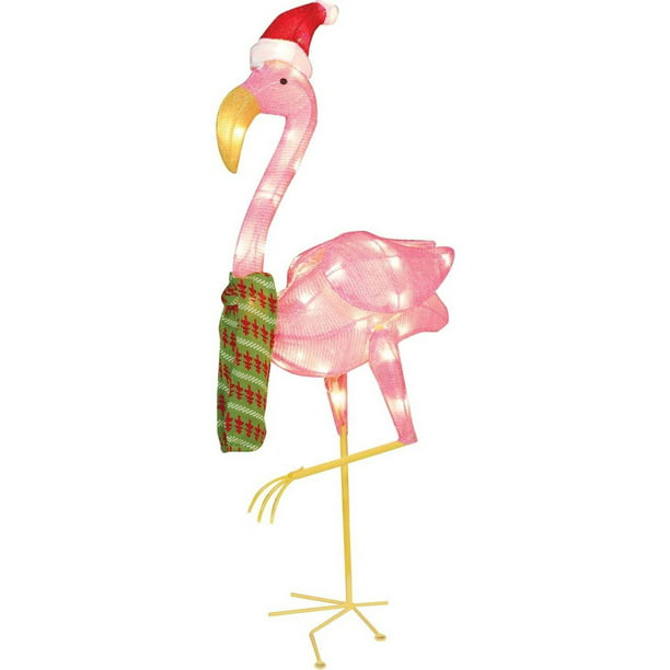 Holiday Time Christmas Decor 32 Flamingo Clear Light Sculpture Walmart Com Walmart Com - flamingo rust 010 song roblox id full